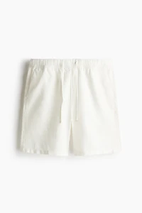 Relaxed-Fit Linen-Blend Shorts