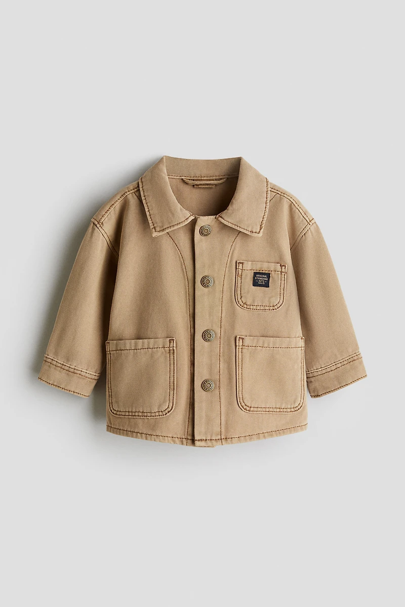 Loose-Fit Canvas Overshirt