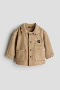Loose-Fit Canvas Overshirt