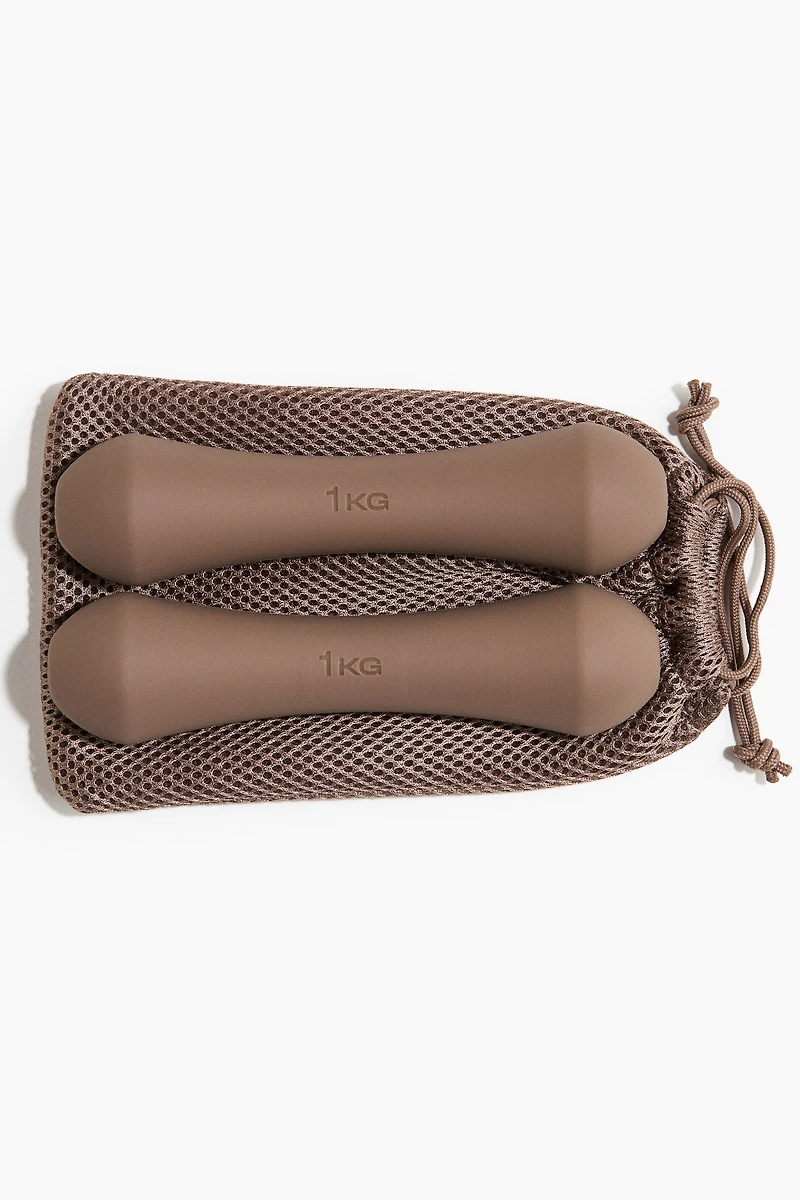 2-Pack Silicone Dumbbells