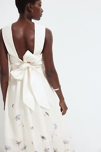 MAMA Robe longue avec boucle dans le dos