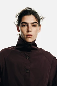 Veste ample à effet bouffant au bas