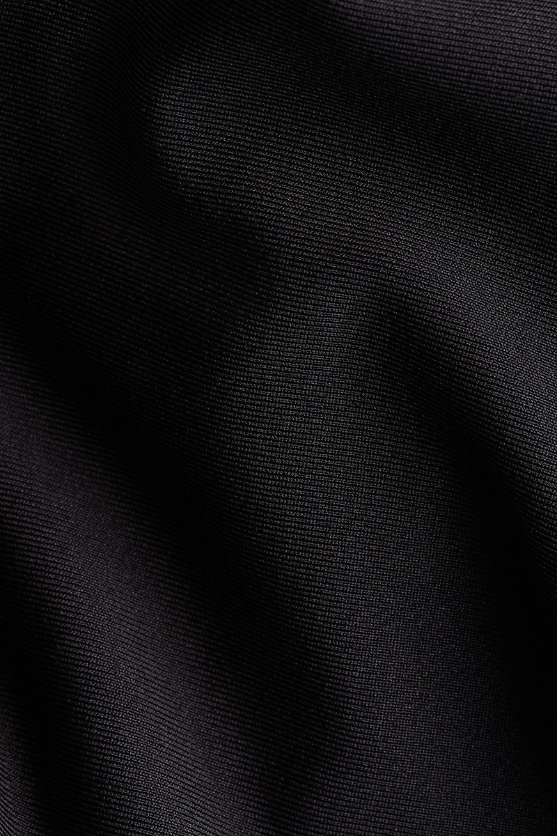 Tie-Detail Jersey Dress