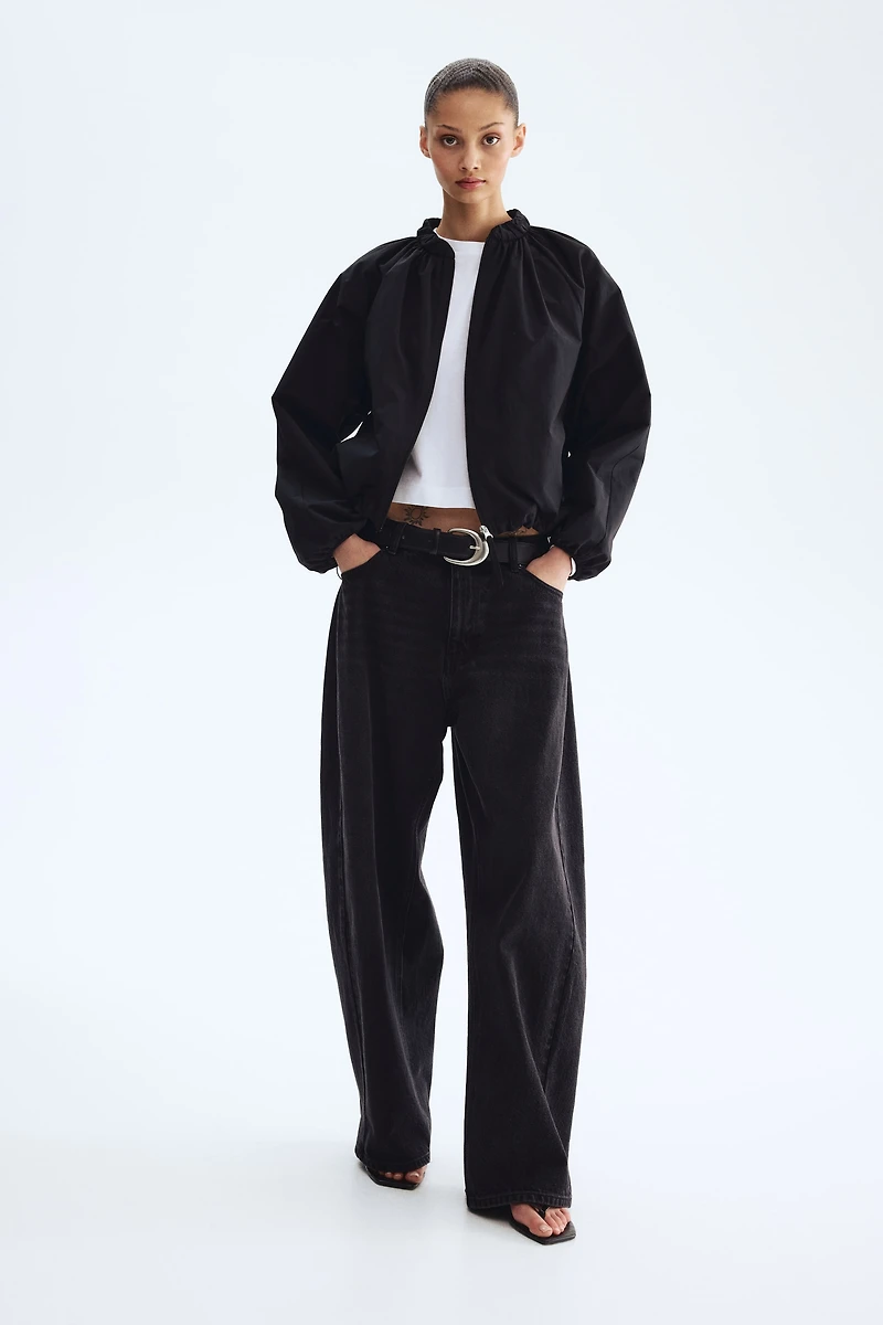 Gathered Bomber Jacket