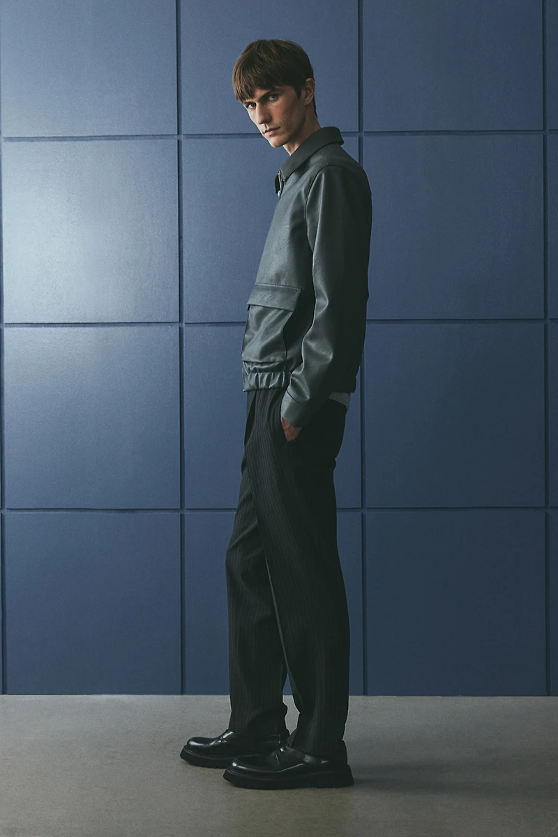 Regular Fit Creased Pants