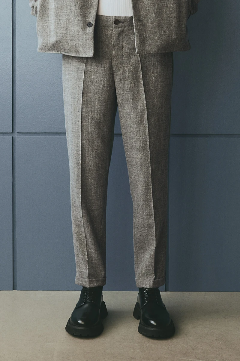 Regular-Fit Tailored Pants