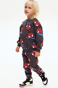 Ensemble 2 pièces en molleton imprimé