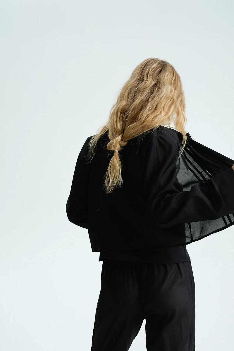 Chemise de pyjama avec plis nervure