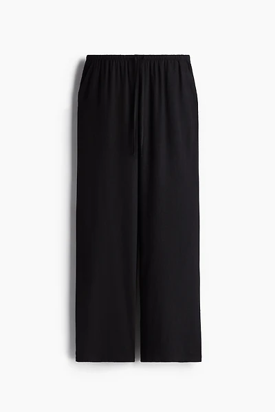 Straight-Leg Drawstring Pants