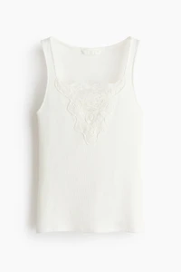 Lace-Detail Top
