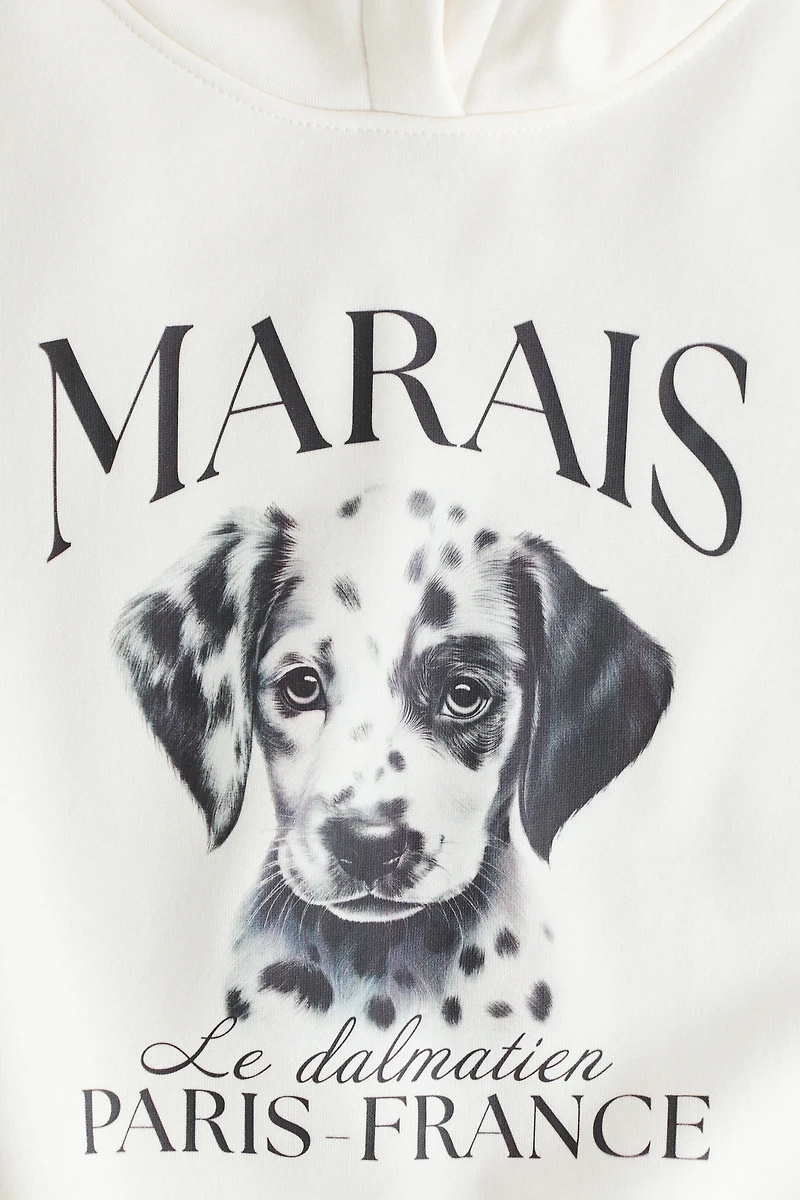 Oversized Hoodie with Motif