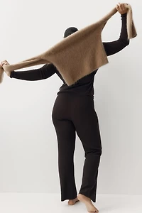 Rib-Knit Wrap Cardigan