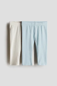 2-Pack Supersoft Cotton Jersey Leggings