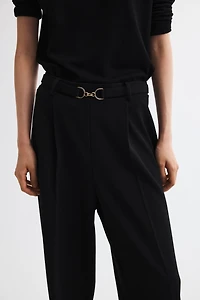 Pantalon en jersey point de Rome