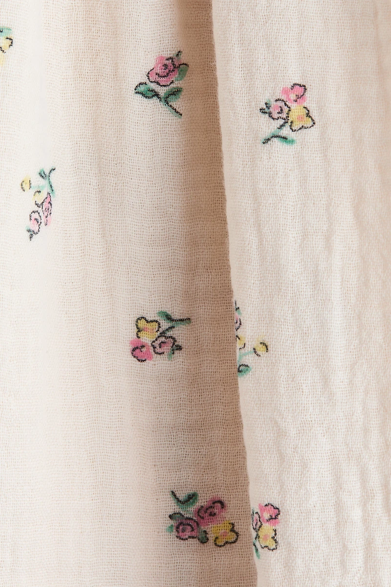 Robe en mousseline de coton