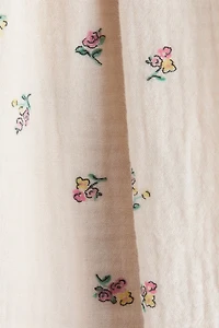 Robe en mousseline de coton