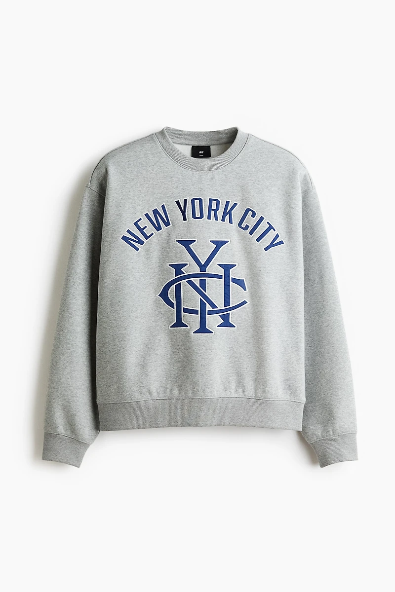 Chandail flottant imprimé