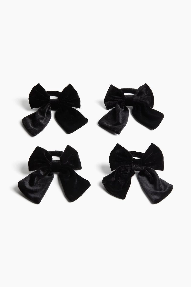 4-Pack Velvet Napkin Rings