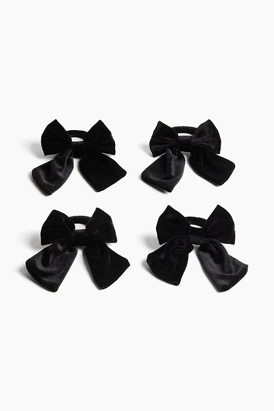 4-Pack Velvet Napkin Rings