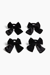 4-Pack Velvet Napkin Rings