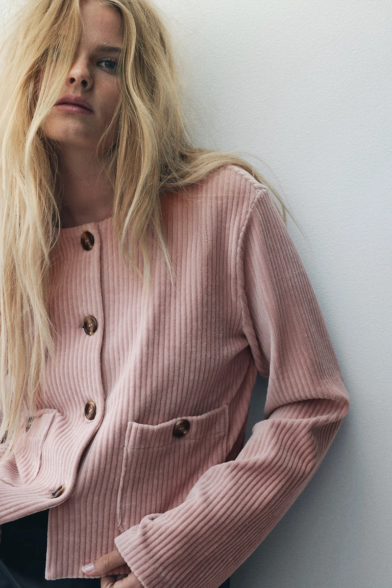 Gilet en velours côtelé