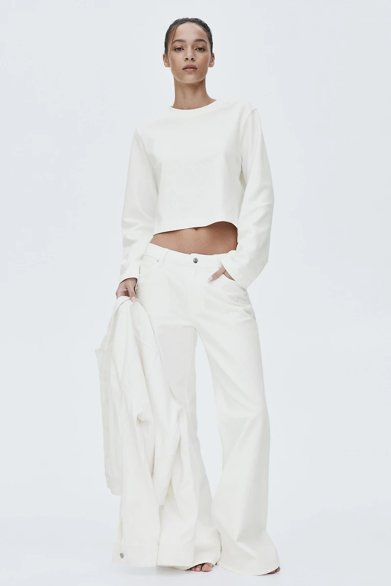 Haut court en interlock