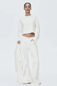 Haut court en interlock