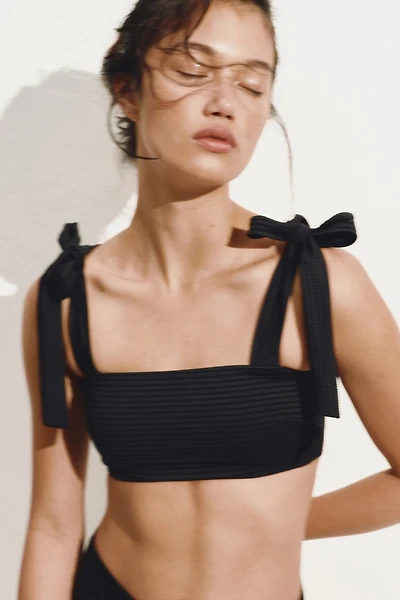 Padded Tie-Strap Bikini Top