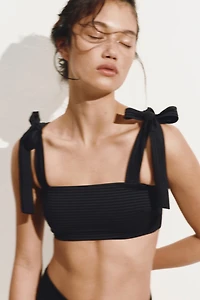 Padded Tie-Strap Bikini Top