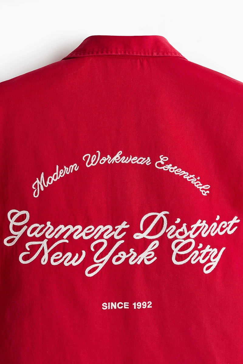 Relaxed-Fit Short-Sleeved Utility Shirt