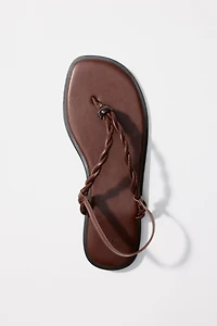 Twist-Detail Sandals