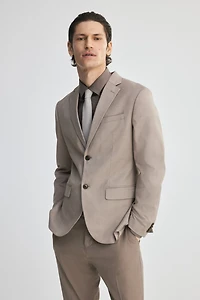 Regular-Fit Single-Breasted Jacket