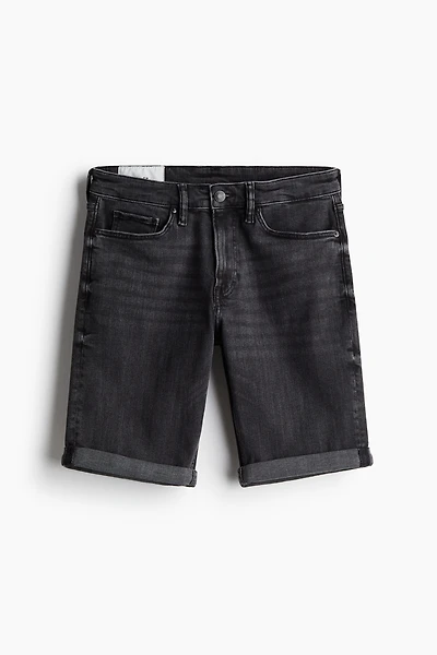 Slim Denim Shorts