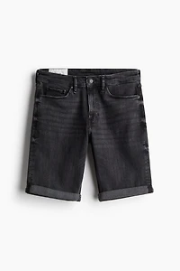 Slim Denim Shorts