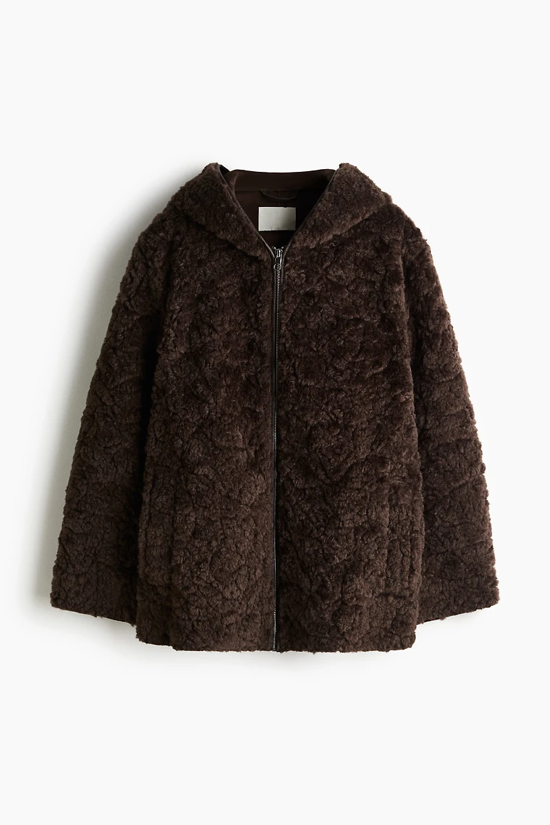 Hooded Teddy Fleece Jacket