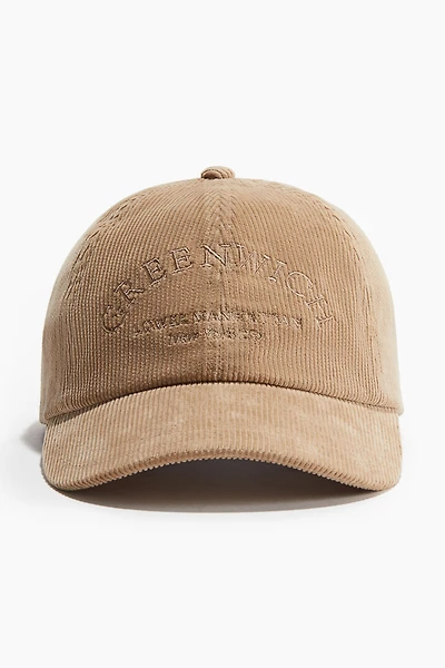 Corduroy Cap