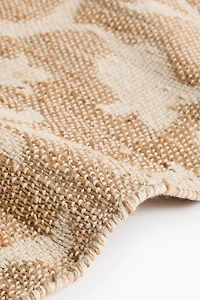 Floral Jute-Blend Runner Rug