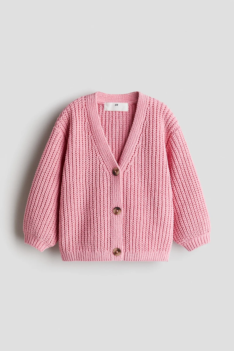 Chenille-Knit Cardigan
