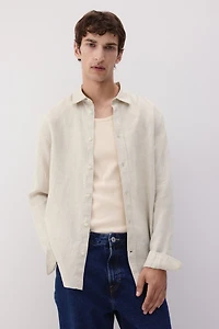 Regular-Fit Linen Shirt