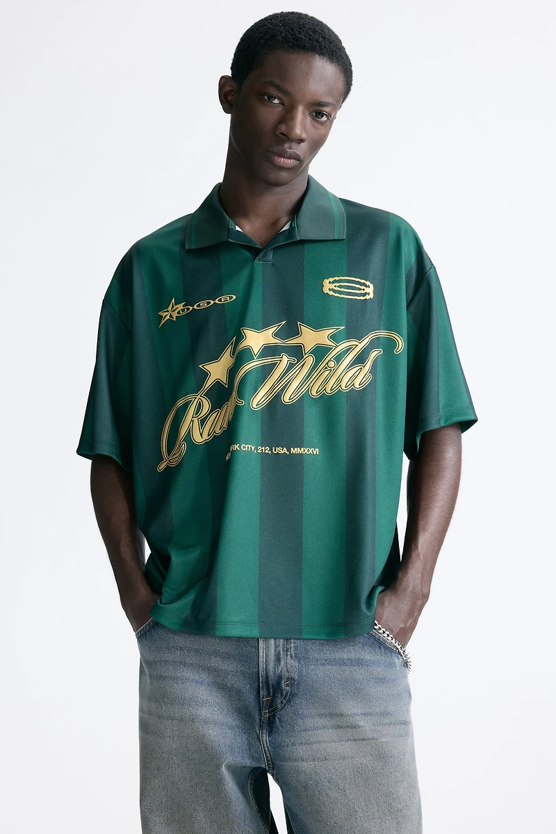 Loose-Fit Soccer Shirt