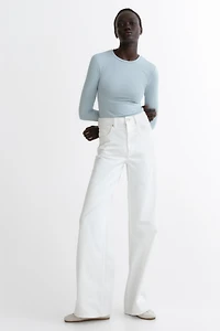 Long-sleeved Microfiber Top