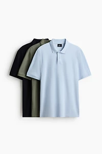 3-Pack Regular-Fit Polo Shirts