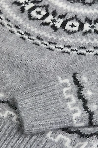 Jacquard-knit Sweater