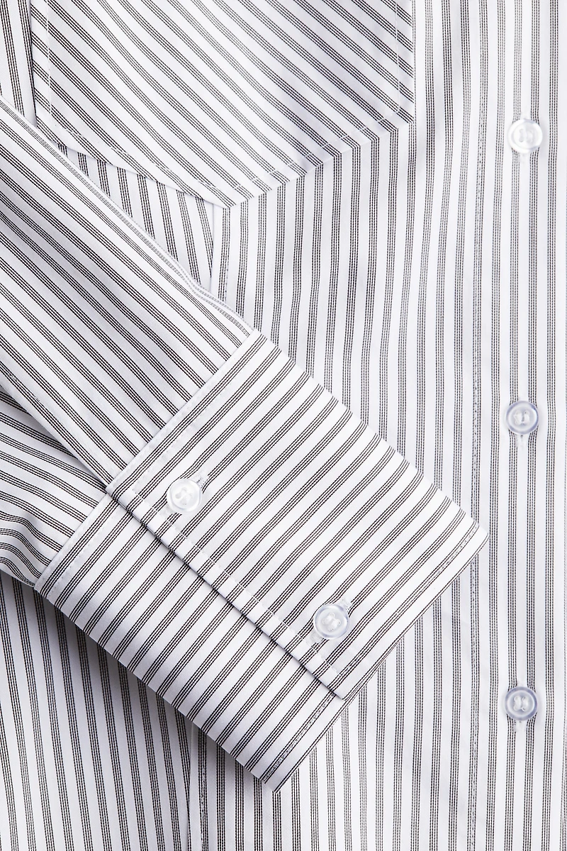 Fitted Poplin Shirt