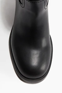 Block-Heeled Ankle Boots