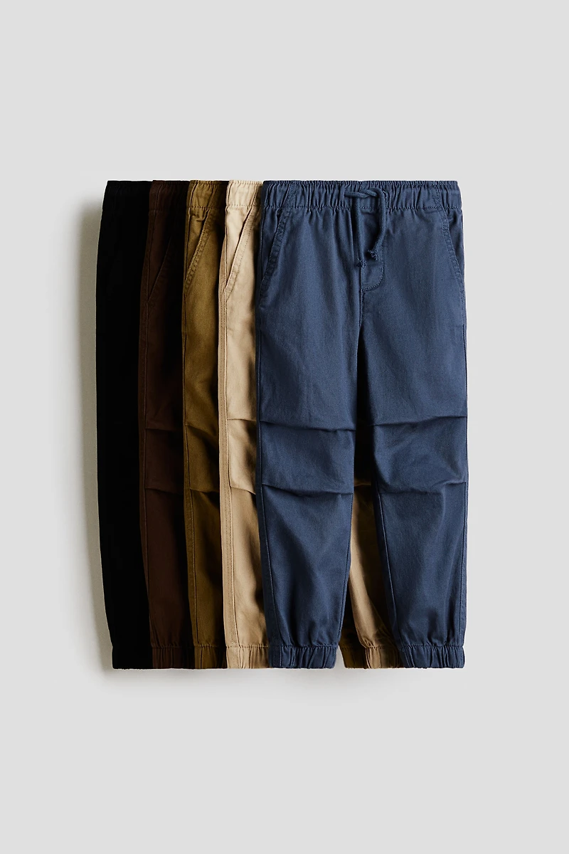5-pack Twill Joggers