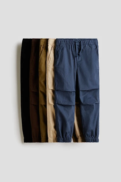 5-pack Twill Joggers