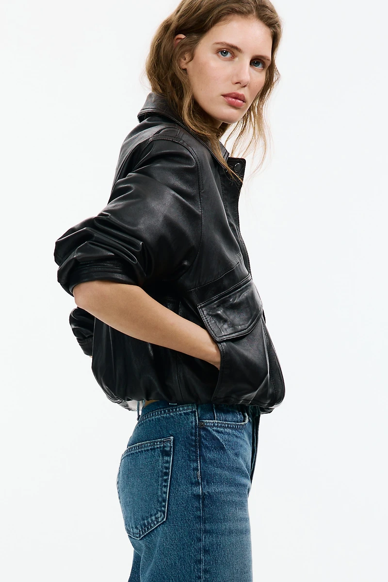 Straight High Waist Ankle Jeans