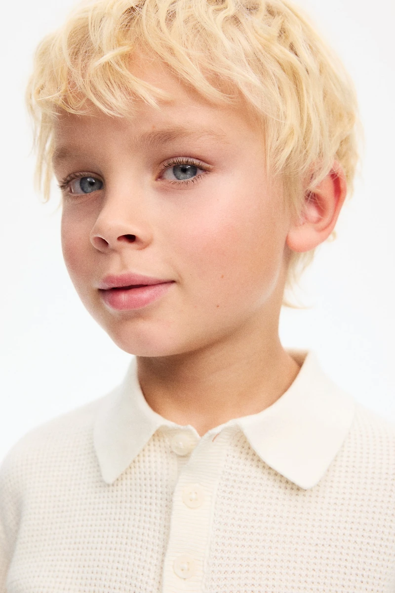 Cotton-Knit Polo Shirt