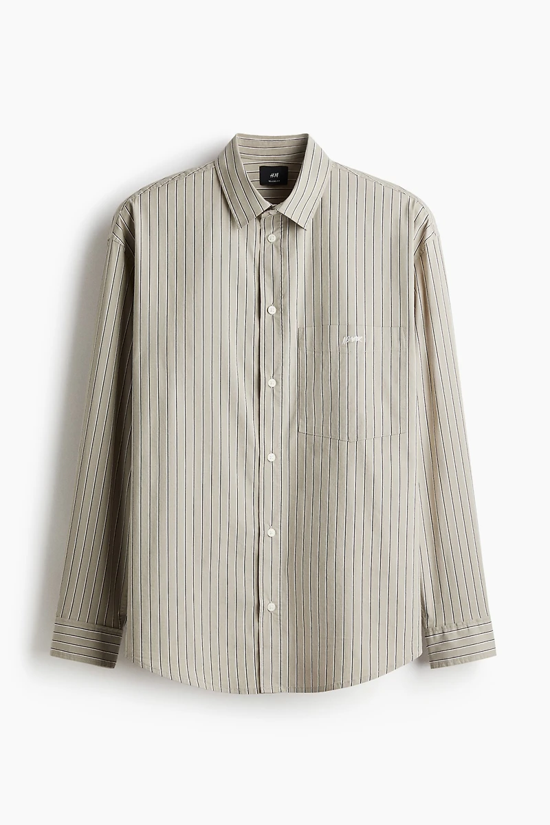 Loose-Fit Poplin Shirt